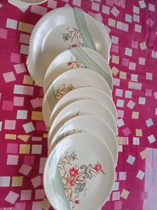 Vintage Melamine Dinnerware Set Plastic Bowl