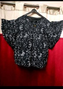 Black Butterfly Top