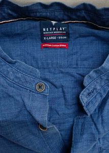 Replay Blue Long Sleeve Shirt 44 Size