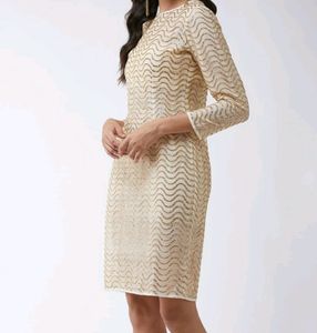 New Golden One Piece Dress