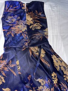 Floral Velvet Occasion Dress