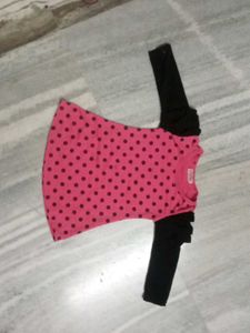 A Beautiful Pink Dress For Kids