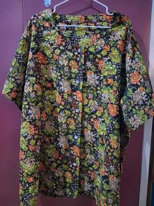 Vintage Chiffon Button Up