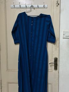 Striped Blue Kurta
