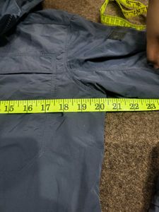 Blue Hooded Jacket