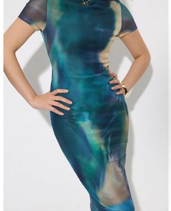 SAVANA Printed Bodycon Dress