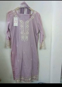 Pure Cotton Kurti Pant Dupatta Set