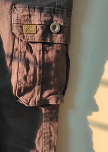 Brown Cargo Joggers