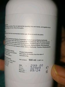 Minimalist Skin Science Face Wash