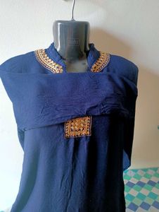 Navy Blue Kurta