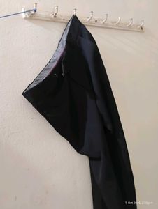 Armani Men’s Classic Black Slim-Fit Formal Trouser