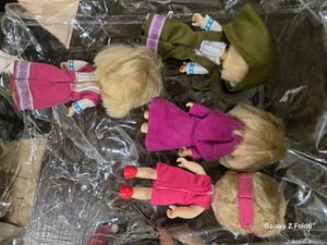 4 Masha Dolls With Full Clothing