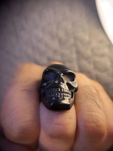 Black Skull Ring