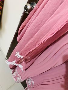 Pink Embroidered Anarkali Dress