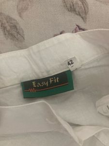White Long Sleeve Button Down - Size 42