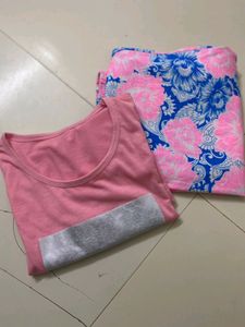 Night Suit 💕 Lor Or T Shirt 💕❤️