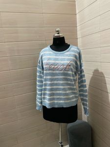 New with tag Oversized Striped Pullover Sweater