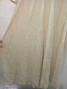 Cream Colour Gown