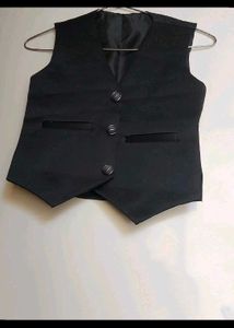 Classic Black Waistcoat