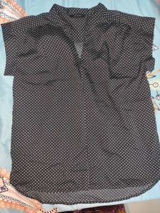 Discount On Westside High Low Polka Dot Top
