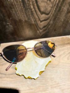 Rose Gold Aviator Sunglasses