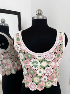 Crochet Floral Top