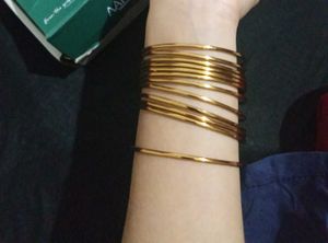 Golden Bangle Set