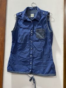 Women Blue Top