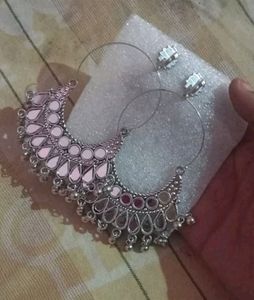 Silver Mirror Earrings