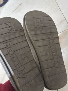 Cozy Grey Checkered Slippers