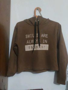 Brown Graphic Hoodie