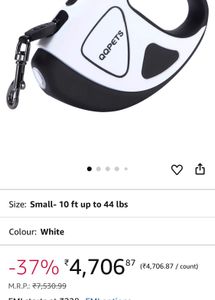 Retractable LED Dog Leash - Night Walking