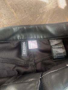 H&amp;M Black Faux Leather Pants