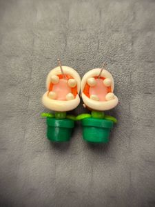 Mario Plant Earrings