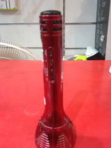Red Wireless Bluetooth Karaoke Microphone
