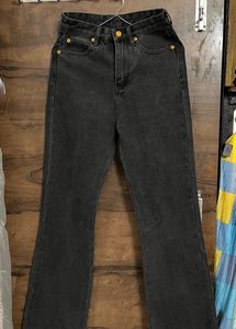 Straight Fit Charcoal Coloured Denim Jeans ✨❤️‍🔥