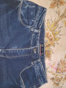 Dark Blue Denim Jeans
