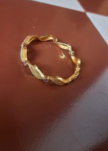 Rold Gold Antique Bangle