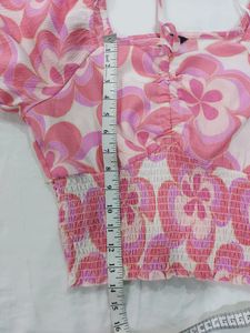 Zudio Pink Puffed Sleeve Top