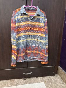 Patterned Flannel Shirt🤎