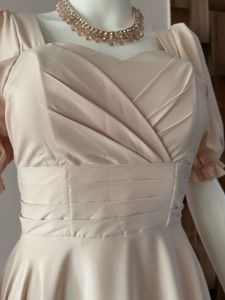 Beige Midi Gown