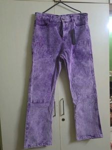 Purple Denim Jeans