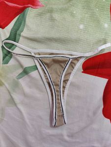 Beige Thong panties (Used)