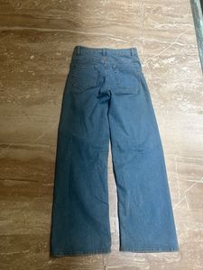 Wide Leg Denim Jeans (26-28inch) stretchable