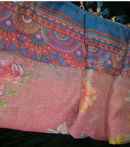 Floral Print Saree