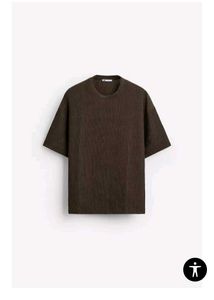 Zara Textured Jacquard Tshirt