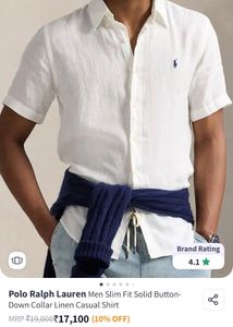Ralph Lauren Old Money 100% Linen Shirt