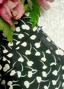 Black Nd White Sleeveless Dress