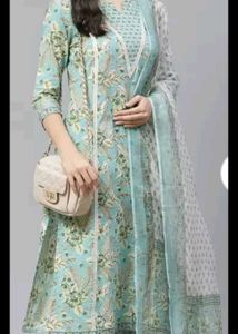 YURIS 3 PIECE PURE COTTON FABRIC PAKISTANI DRESS