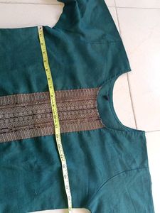 Straight Look Kurti With  Black Border